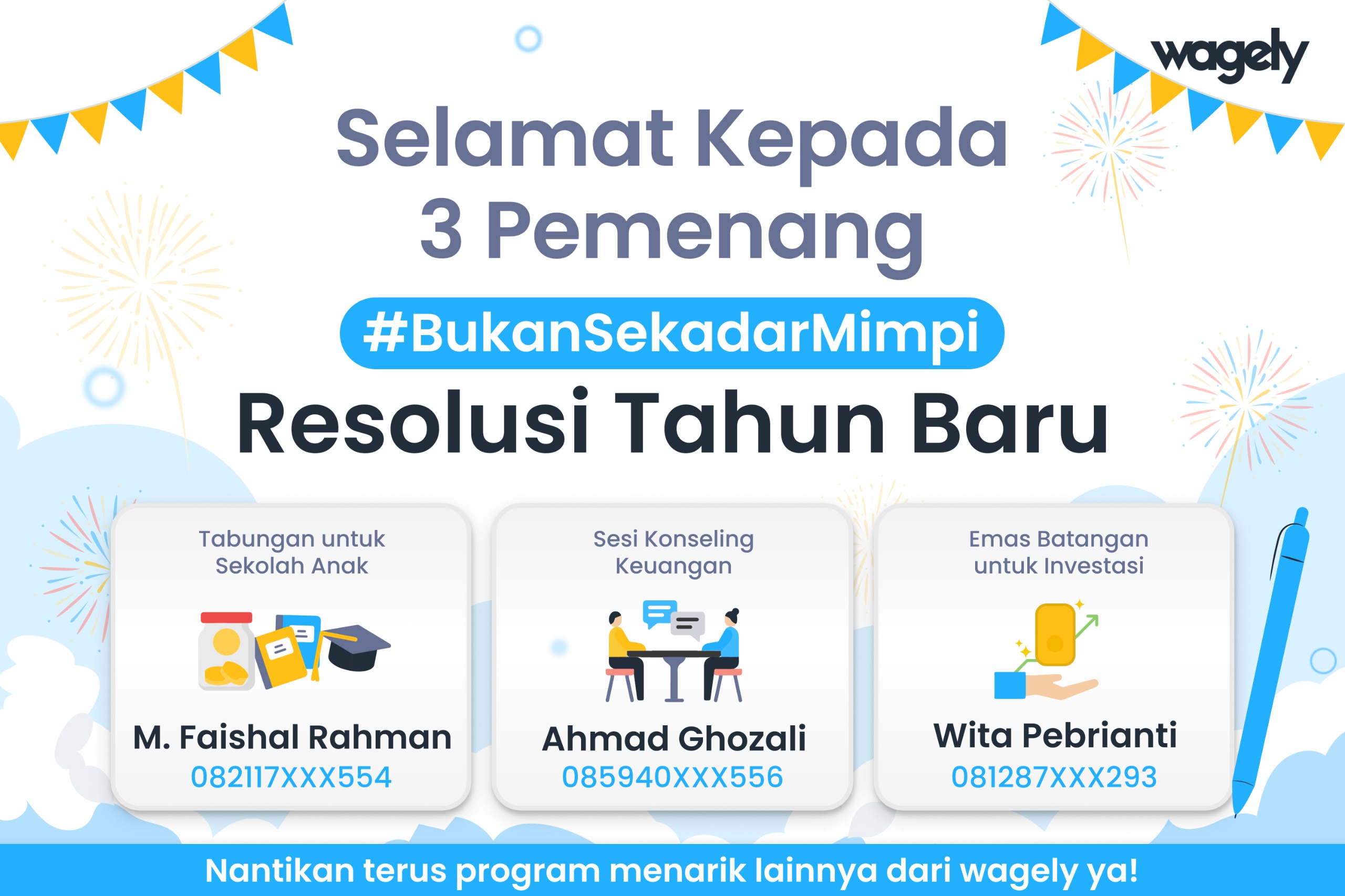 #BukanSekadarMimpi winners