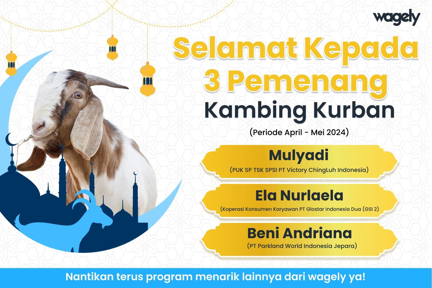 kambing kurban winners